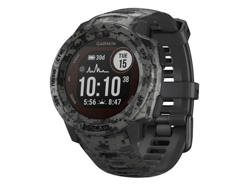 Garmin Instinct Solar Camo Edition grafitowy moro